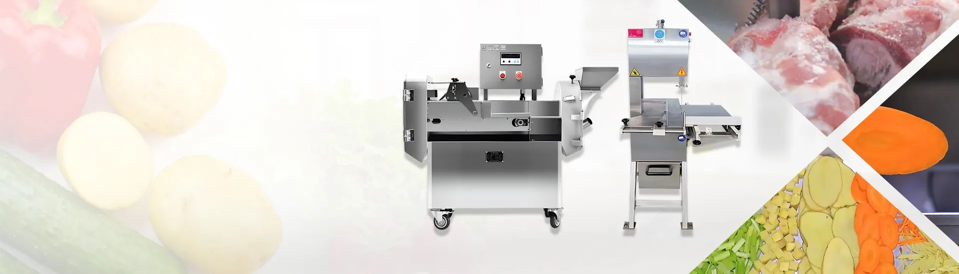 Equipos para el procesamiento de verduras y carne