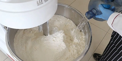 Después de amasar la masa