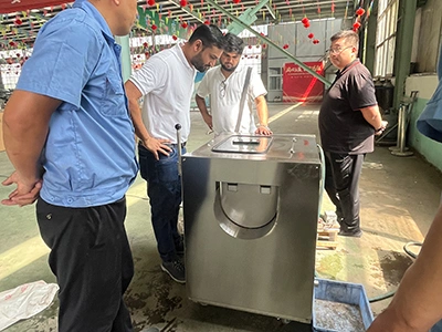 Máquina peladora de cepillo