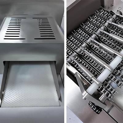 Cortadora de carne congelada en cubos