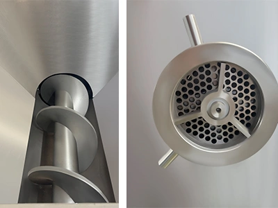 Cortadora de carne congelada en cubos