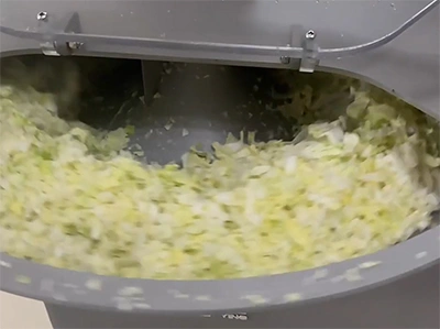 Resultados de la picada de verduras