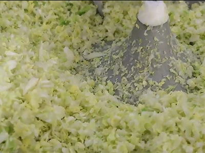 Resultados de la picada de verduras