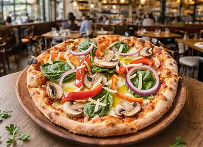 Producción de pizza